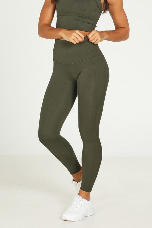 014 Army Green Leggings - Kre'level