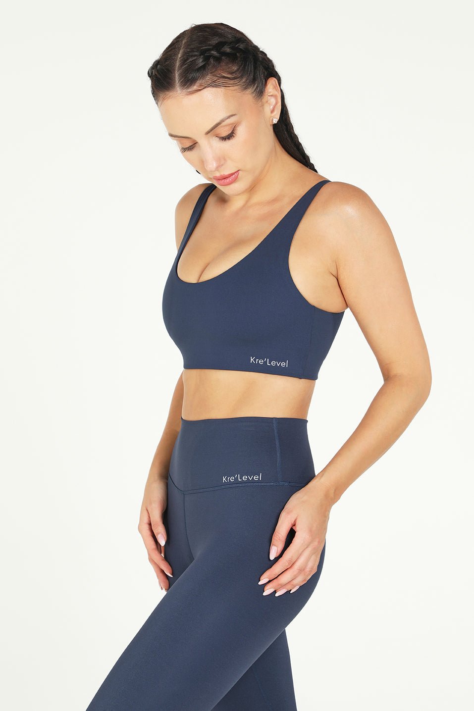 020 Dark Blue Bra - Kre'level