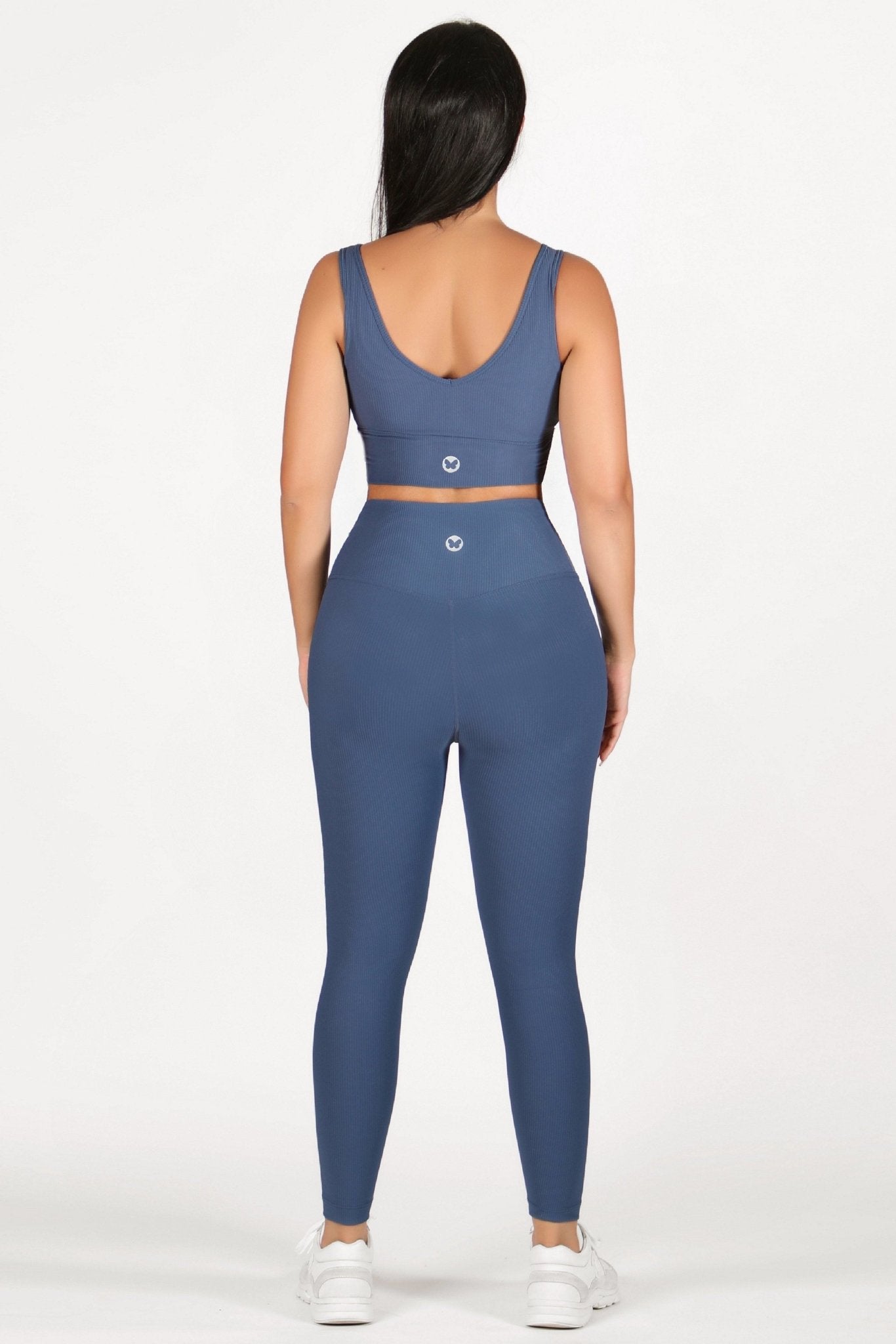 Blue Striped Fabric Yoga Set - Kre'level