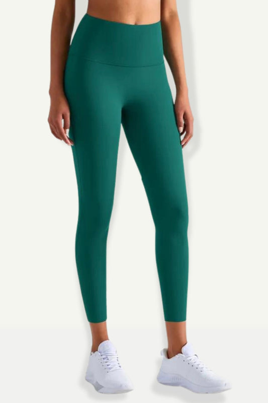 Green High Waisted leggings - Kre'level