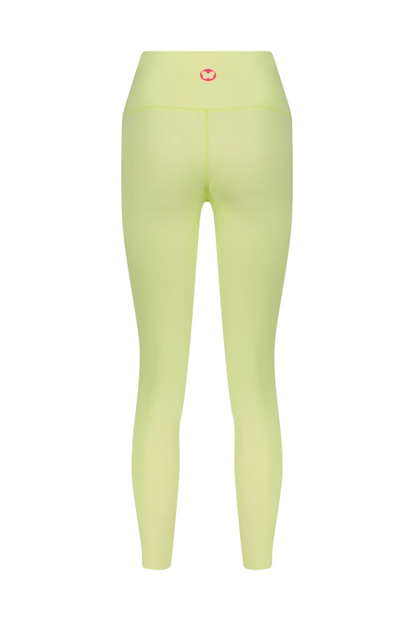 Yellow Fluorescent High Waisted leggings - Kre'level